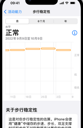 成武iPhone手机维修如何在iPhone开启'步行稳定性通知'