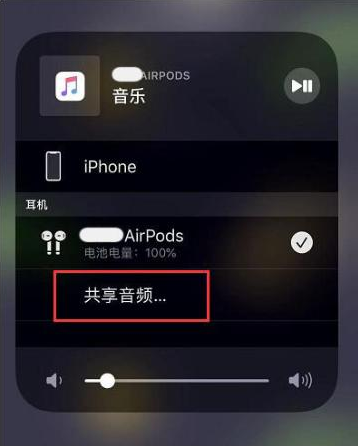 成武苹果14音频维修点分享iPhone14音频共享设置方法 