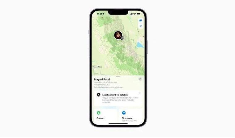 成武苹果14维修分享iPhone14系列中 FindMy功能通过卫星分享位置方法教程 