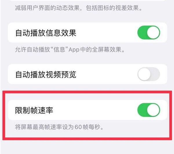 成武苹果13维修分享iPhone13 Pro高刷设置方法 